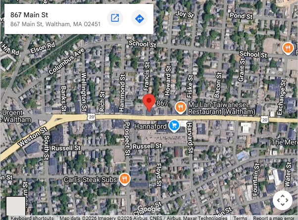 Location,867 Main St, Waltham, MA 02451
